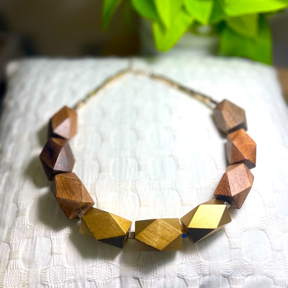 Wooden necklace